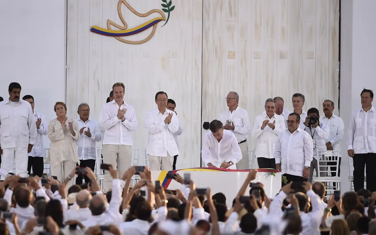 Signature des accords de paix en 2016