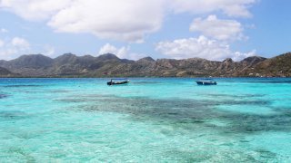 La mer aux sept couleurs à Providencia en Colombie