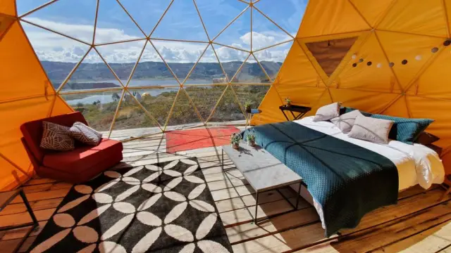 Glamping à la lagune Guatavita près de Bogota