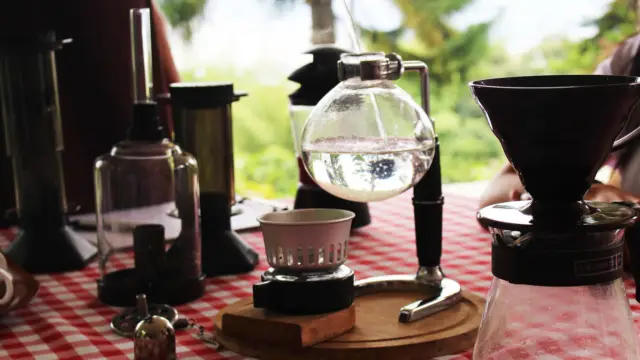 Préparation de café