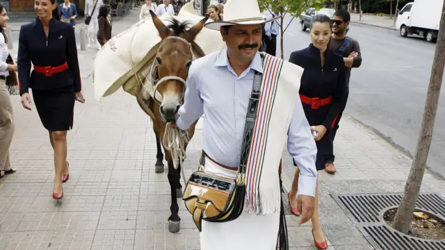 juan Valdez en déplacement au Chili