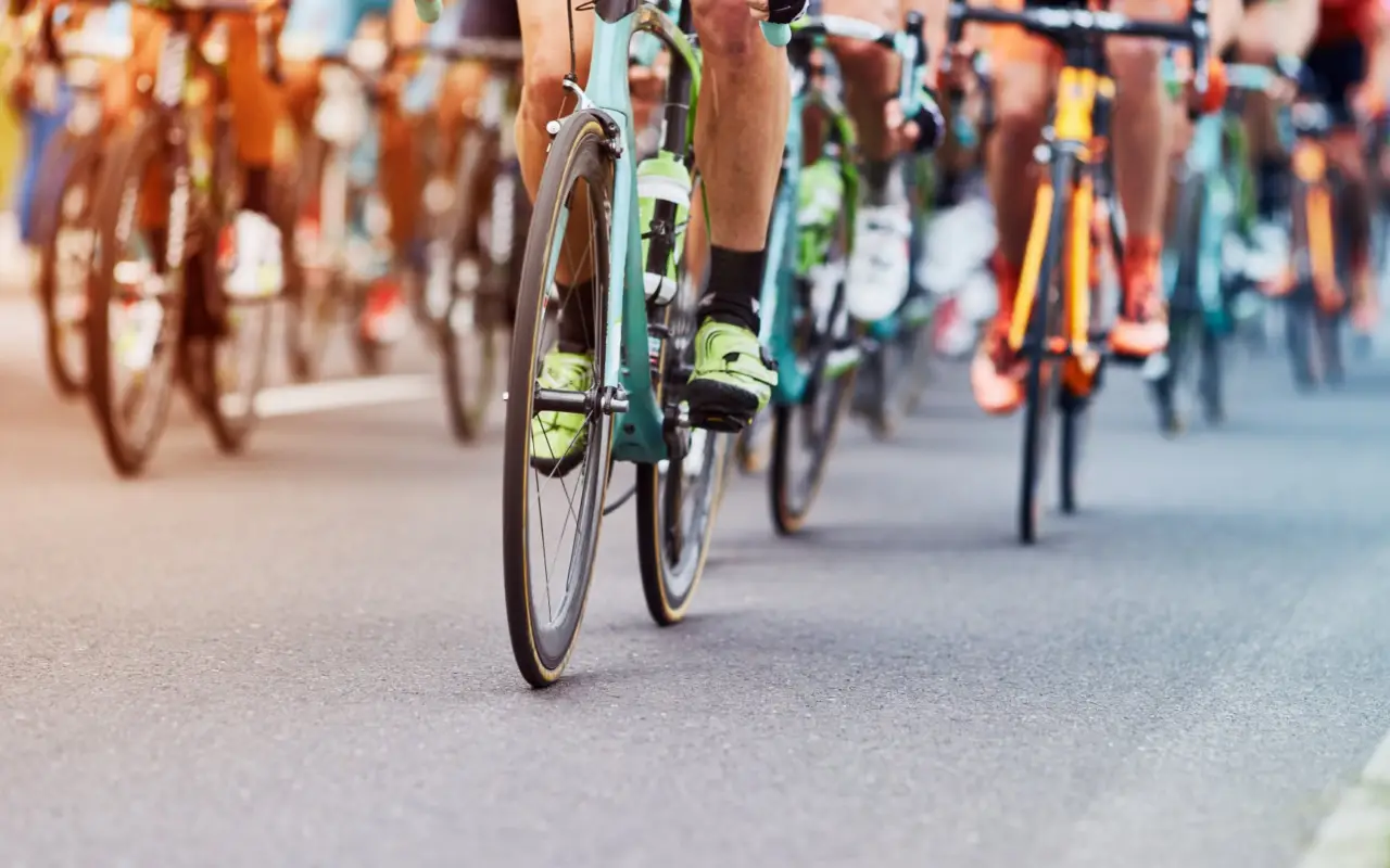 Groupe de cyclistes