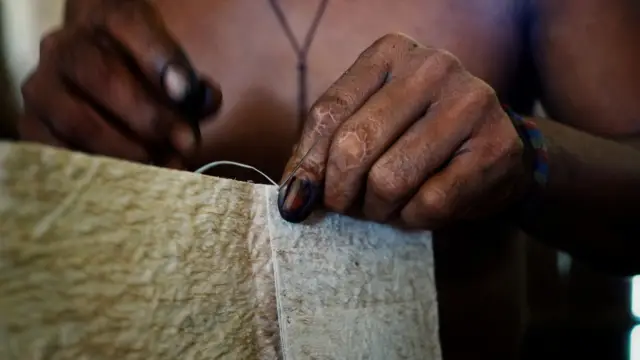 Communauté indigène d'Amazonie en Colombie