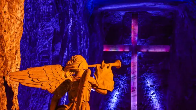 Cathédrale de sel de Zipaquira près de Bogota en Colombie