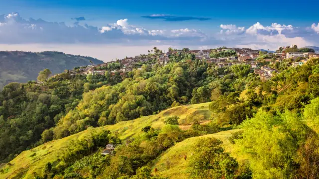 <b>Salamina en Colombie </b><br>Village sur la route du café