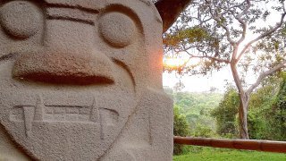 Les statues de San Augustin en Colombie