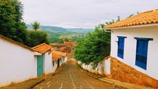 Ruelles de Barichara dans le Santander en Colombie