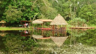 un ecolodge au Costa Rica sur le Rio San Carlos