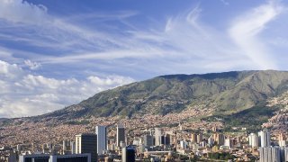 La ville de Medellin en Colombie
