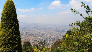 La ville de Bogota depuis Monserrate