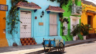 Les rues colorées de Carthagène