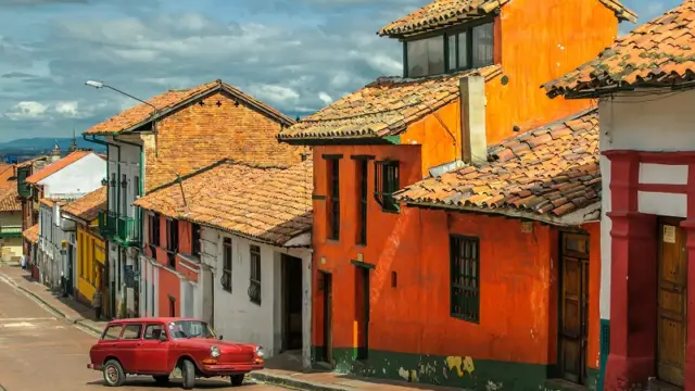 Quartier de la Candelaria à Bogota en Colombie