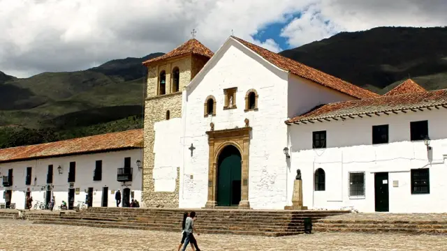 Le village de Villa de Leyva en Colombie