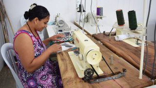 Atelier de couture dans la guajira
