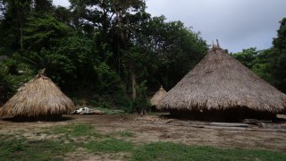 Village dans le Parc Tayrona