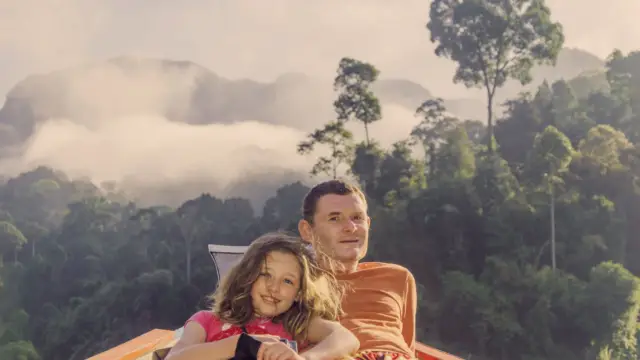 En Famille dans la jungle de Colombie