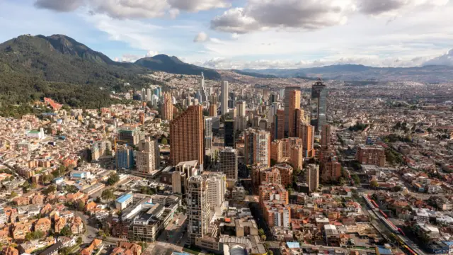 Bogota vue aérienne
