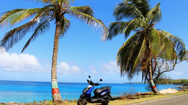 Scooter à San Andres en Colombie