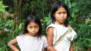 Les enfznts Kogis de la Sierra Nevada de Santa Marta