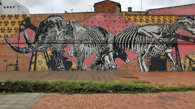 Street art à Bogota en Colombie