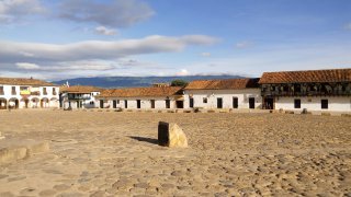 La Plaza Mayor de Villa de Leyva en Colombie