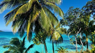 Les eaux turquoises de Cayo Cangrejo à Providencia colombie