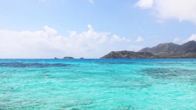 La mer autour de l'île de Providencia