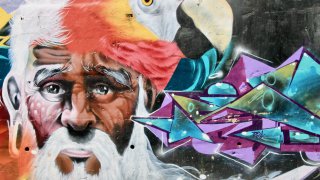 Street art à Medellin en Colombie