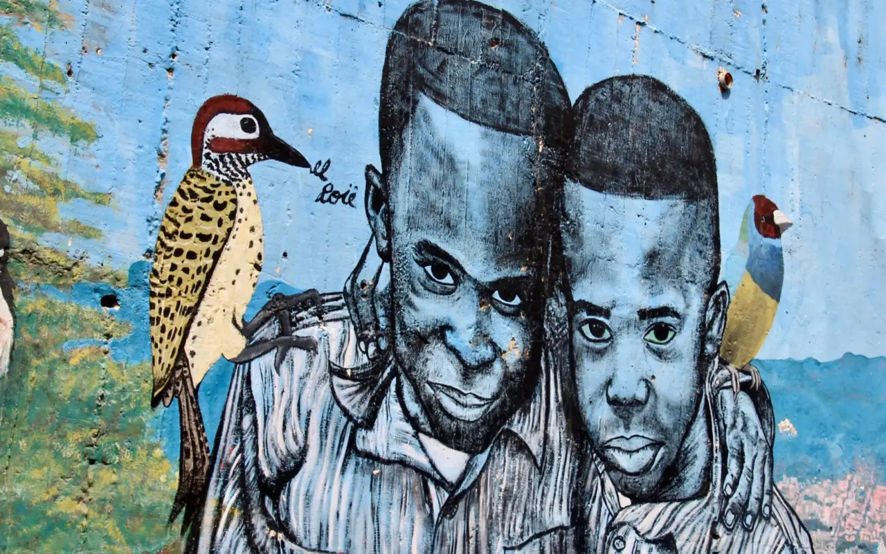 Street art paix Medellin