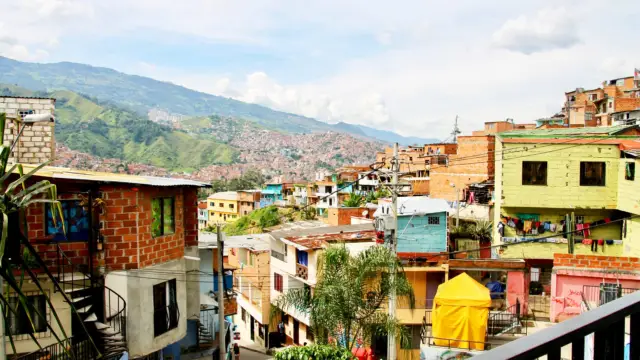 La comuna 13 à Medellin en Colombie