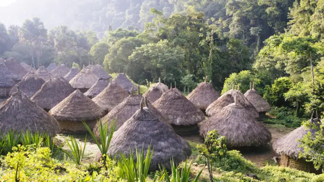 Un village Kogis dans la Sierra Nevada