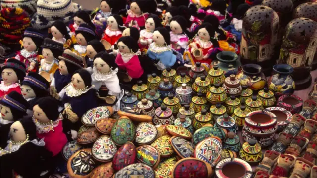 Le marché d'Otavalo en Equateur