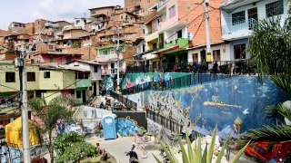 La Comuna 13 à Medellin en Colombie
