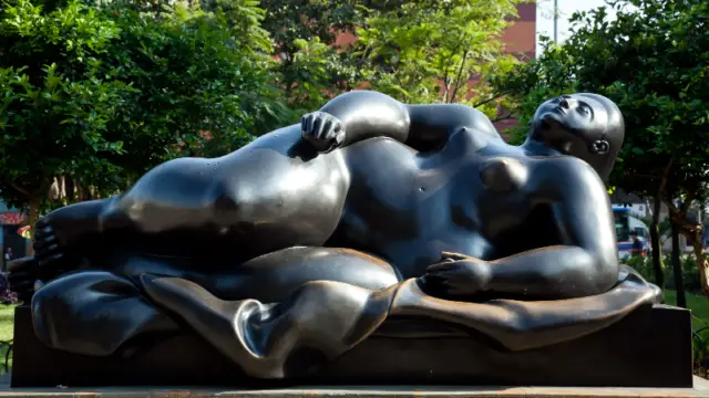 La plaza Botero à Medellin en Colombie