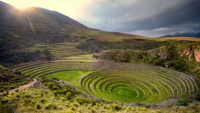Le site Inca de Chinchero près de Cuzco au Pérou