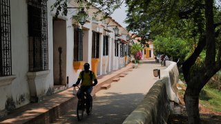 Les ruelles à l'achitecture coloniale de Mompox