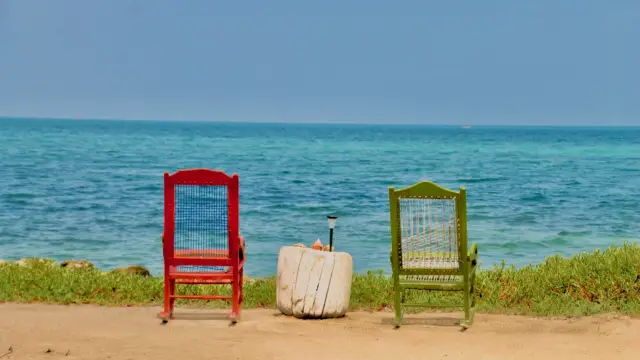 La petite île Tintipan dans l'Archipel San Bernardo en Colombie